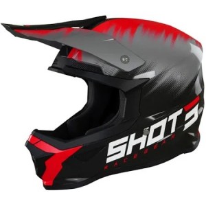 Casque SHOT 2022 Furious Versus Rouge