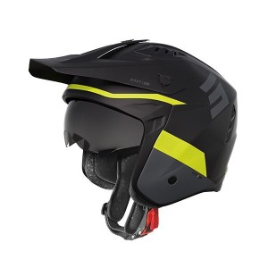 Casque SHOT Tricks Noir Jaune Mat