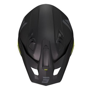 Casque SHOT Tricks Noir Jaune Mat