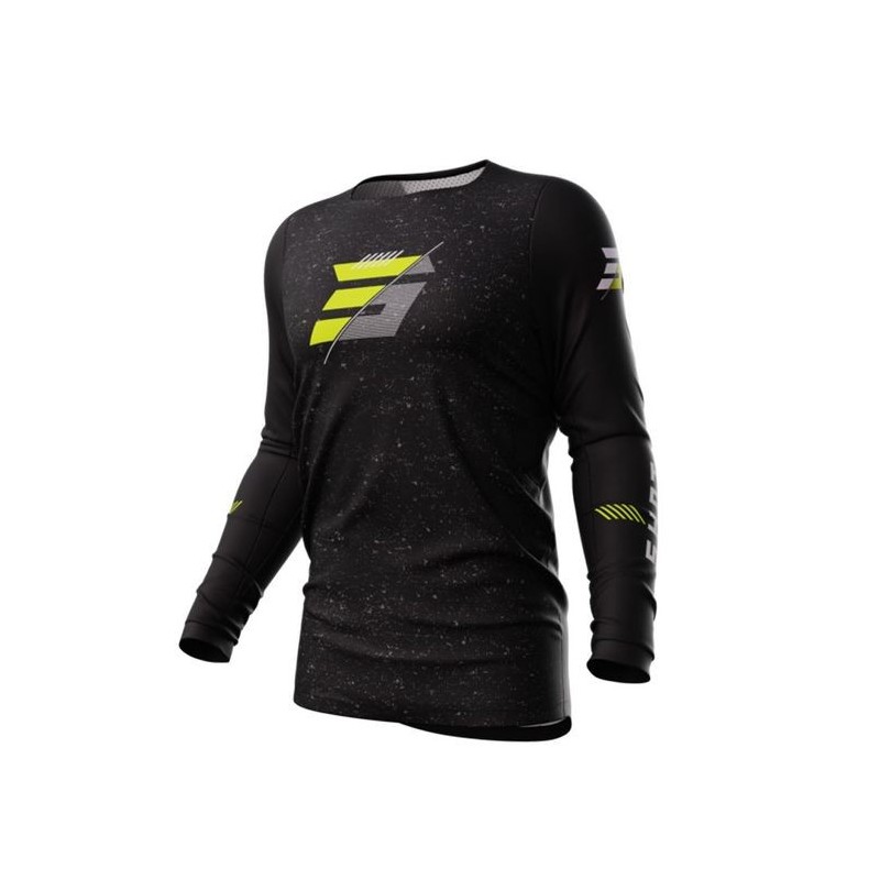 Maillot SHOT 2023 Contact Speck Noir Jaune