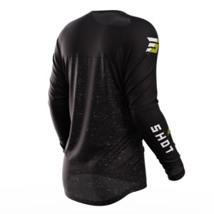Maillot SHOT 2023 Contact Speck Noir Jaune