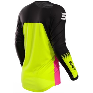 Maillot SHOT 2023 Contact Tracr Neon Jaune
