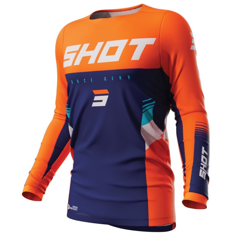 Maillot SHOT 2023 Contact Tracer Orange