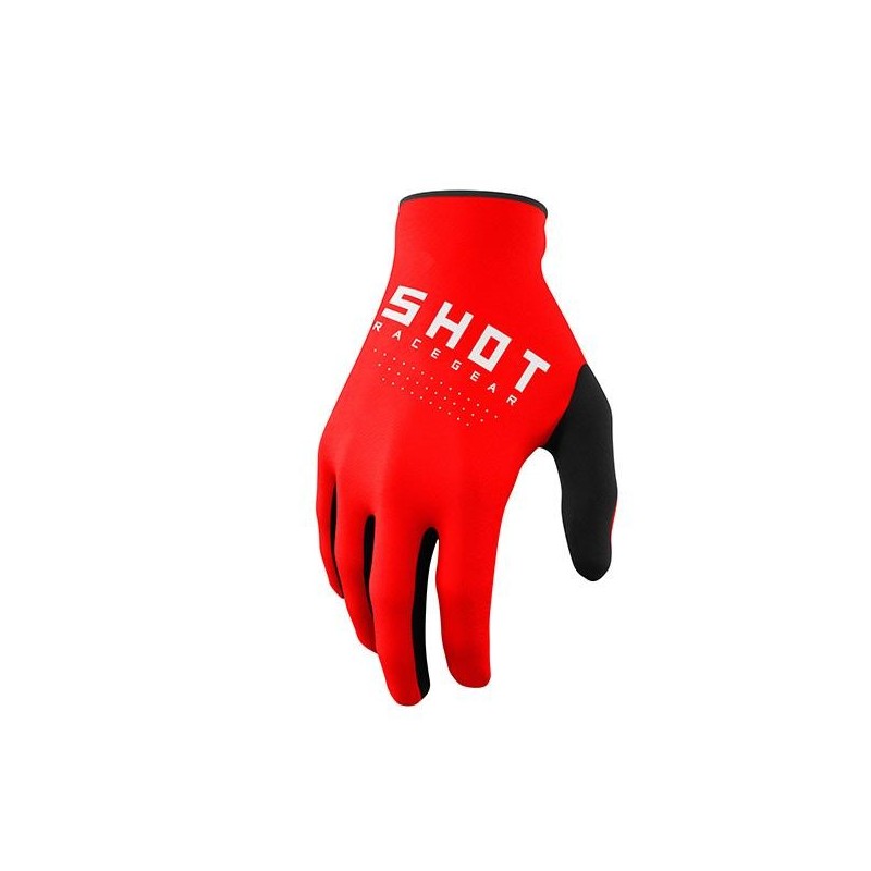 Gants enfant SHOT 2024 Draw Rouge