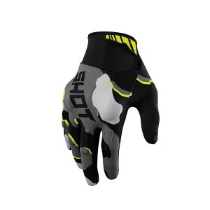Gants SHOT 2025 Drift Camo Neon Jaune