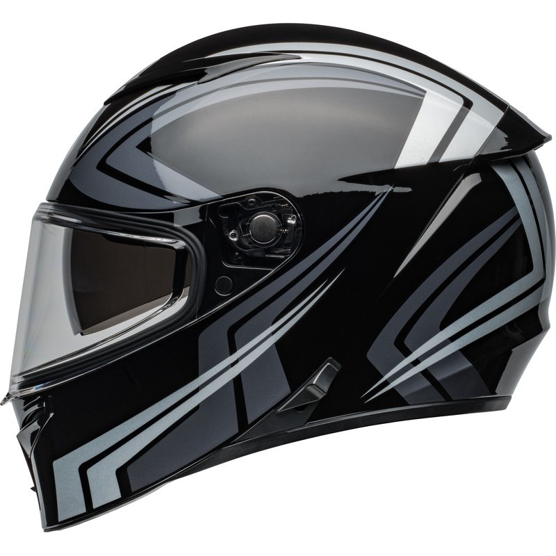 Casque BELL Lithium Jetstream Noir Gris Casque BELL Lithium Jetstream Noir Gris