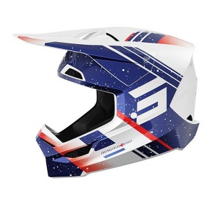 Casque SHOT Furious 2026 Mirage Bleu rouge