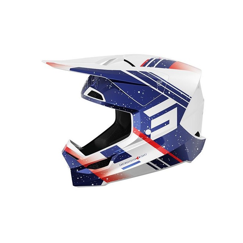 Casque SHOT Furious 2026 Mirage Bleu rouge