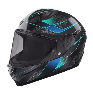 Casque STORMER Strike Blossom Bleu Turquoise