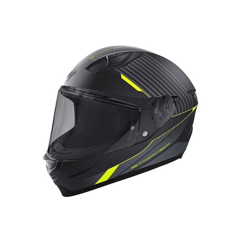 Casque STORMER Strike Curve Jaune Mat