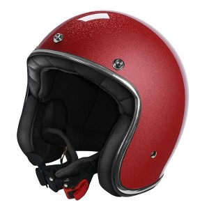 Casque STORMER Quartz Glitter Rouge