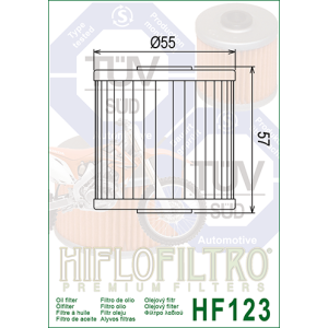 Filtre à Huile HIFLOFILTRO HF123