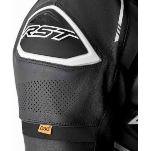 Combinaison RST S-1 D30 2026 CE Cuir Noir Blanc