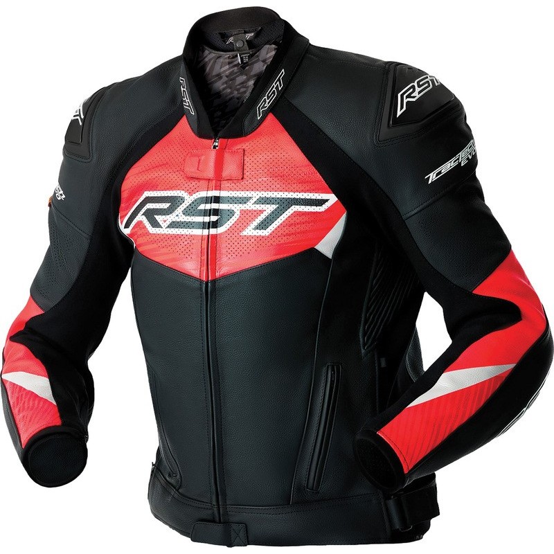 Blouson cuir RST Tractech Evo D30 2026 CE Rouge