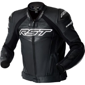 Blouson cuir RST Tractech Evo D30 2026 CE Noir Blanc