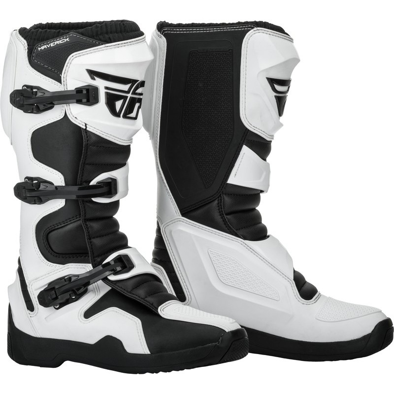 Bottes FLY RACING Maverick Blanc Bottes FLY RACING Maverick Blanc