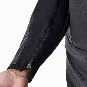 Blouson cuir RST Tractech Evo D30 2026 CE Noir Blanc