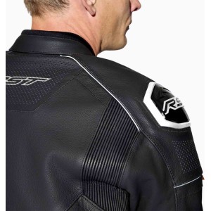 Blouson cuir RST S-1 D30 2026 Noir Blanc