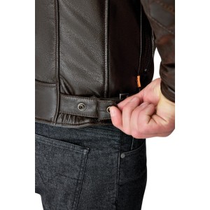 Blouson cuir RST Hillberry D30 CE Brun