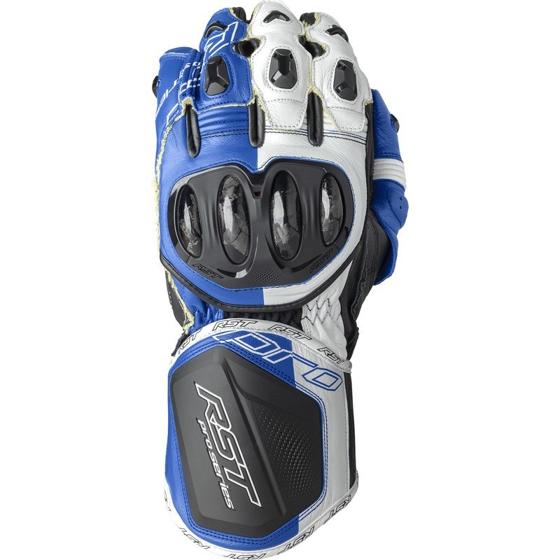 Gants cuir RST Pro Series GP D30 Noir Bleu