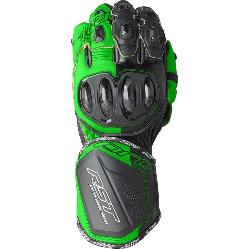 Gants cuir RST Pro Series GP D30 Noir Vert