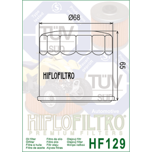 Filtre à Huile HIFLOFILTRO HF129