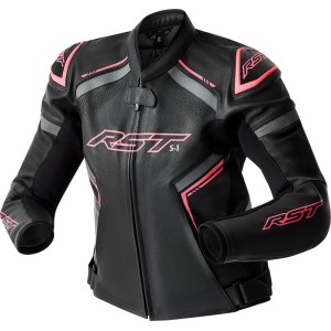 Veste cuir femme RST S-1D30 CE Rose