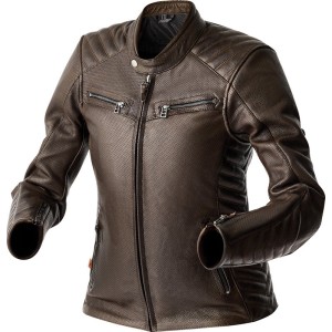 Veste cuir femme RST Roadster Air D30 CE Marron