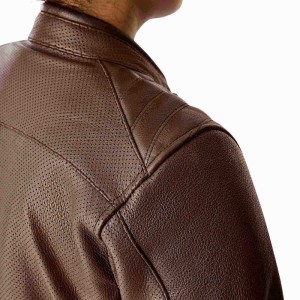 Veste cuir femme RST Roadster Air D30 CE Marron
