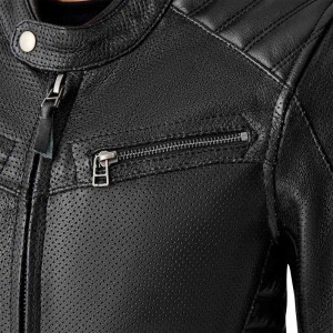 Veste cuir femme RST Roadster Air D30 CE Noir