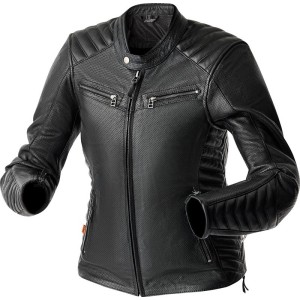 Veste cuir femme RST Roadster Air D30 CE Noir