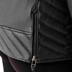 Veste cuir femme RST Roadster Air D30 CE Noir