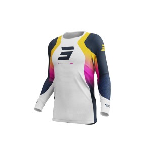 Maillot SHOT 2025 Aerolite Ultra Bleu Orange Rose