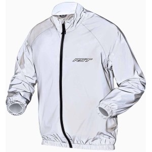 Veste de pluie RST réfléchissante Night Rider Waterproof - Argent