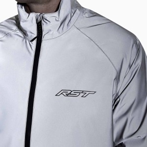 Veste de pluie RST réfléchissante Night Rider Waterproof - Argent