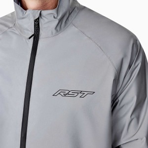 Veste de pluie RST réfléchissante Night Rider Waterproof - Argent