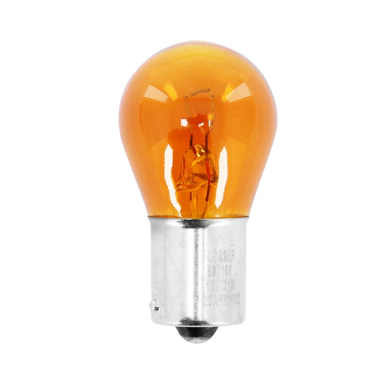 Ampoule 12V 21W culot BA15s Norme P21W Orange