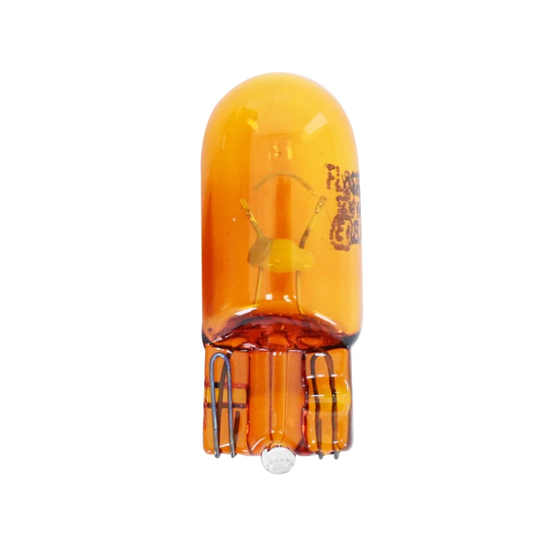 Ampoule 12V 5W culot W2.1x9.5d Norme WY5W T10 Wedge Orange