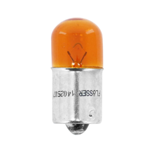 Ampoule 12V 10W culot BA15s Norme R10W Orange
