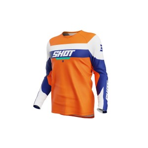 Maillot enfant SHOT 2025 Draw League Orange