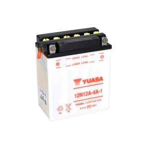 Batterie YUASA conventionnelle sans pack acide 12N12A-4A-1