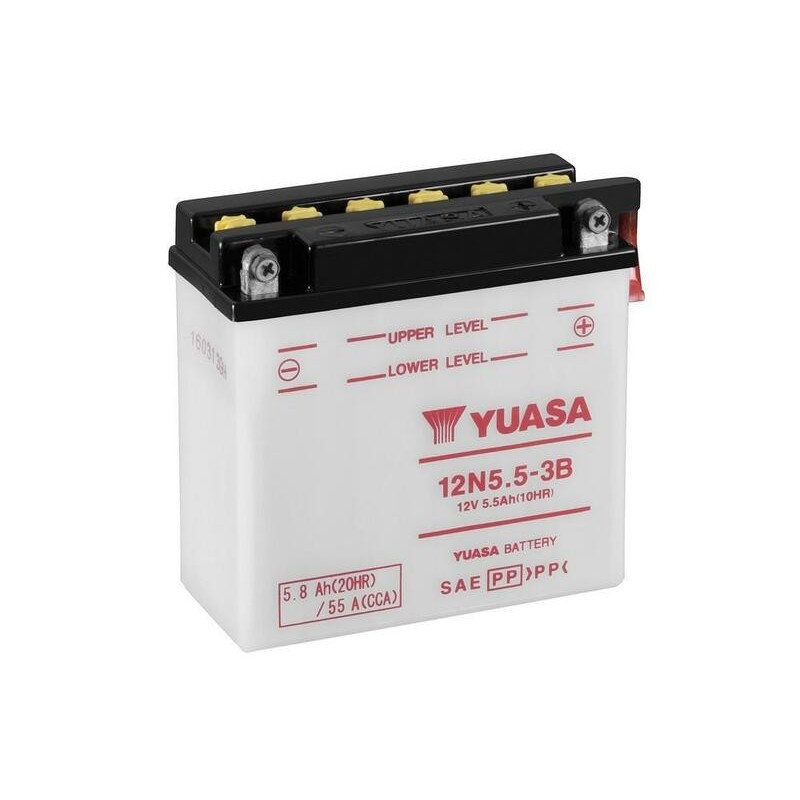 Batterie YUASA conventionnelle sans pack acide 12N5-3B
