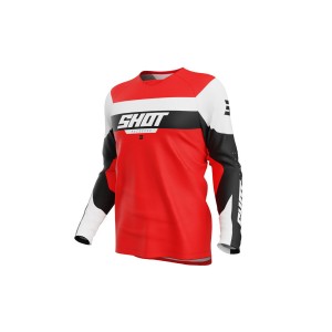 Maillot enfant SHOT 2025 Draw League Rouge