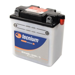 Batterie TECNIUM conventionnelle avec pack acide 6N6-3B-1