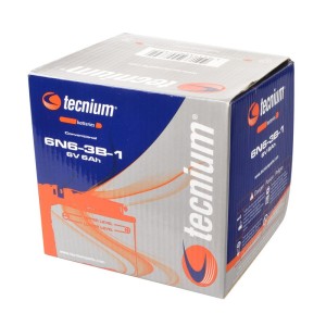 Batterie TECNIUM conventionnelle avec pack acide 6N6-3B-1