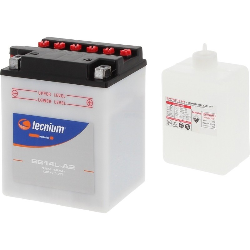 Batterie TECNIUM conventionnelle avec pack acide BB14L-A2