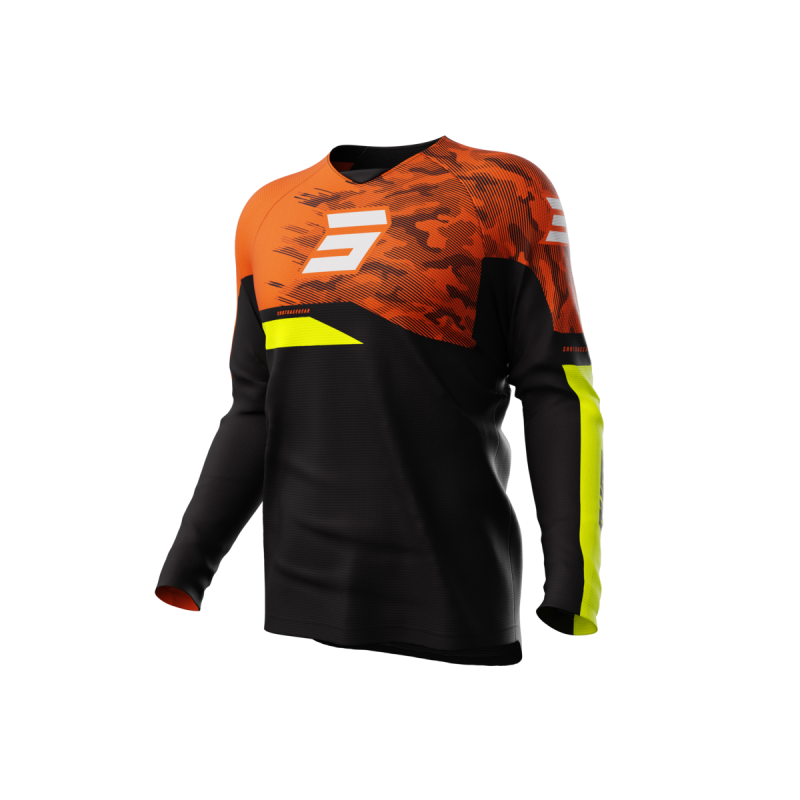 Maillot enfant SHOT 2024 Draw Matrix Orange Maillot enfant SHOT 2024 Draw Matrix Orange