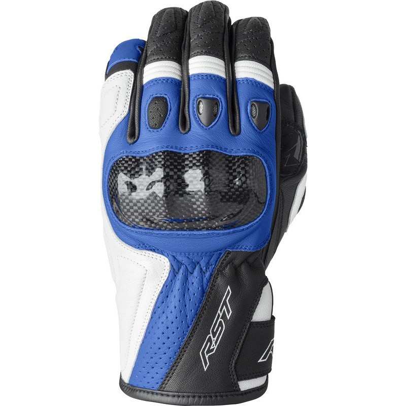 Gants cuir RST Stunt 3 CE Dark Bleu
