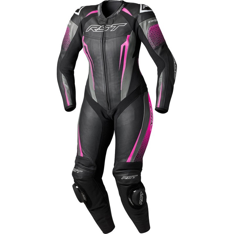 Combinaison femme RST TracTech Evo D30 Noir Rose