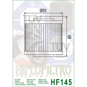 Filtre à Huile HIFLOFILTRO HF145